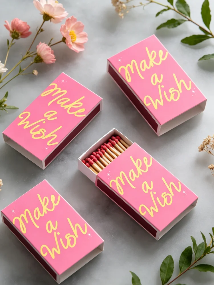 Candle Making Event - Make a Wish Personalized Matchboxes Custom