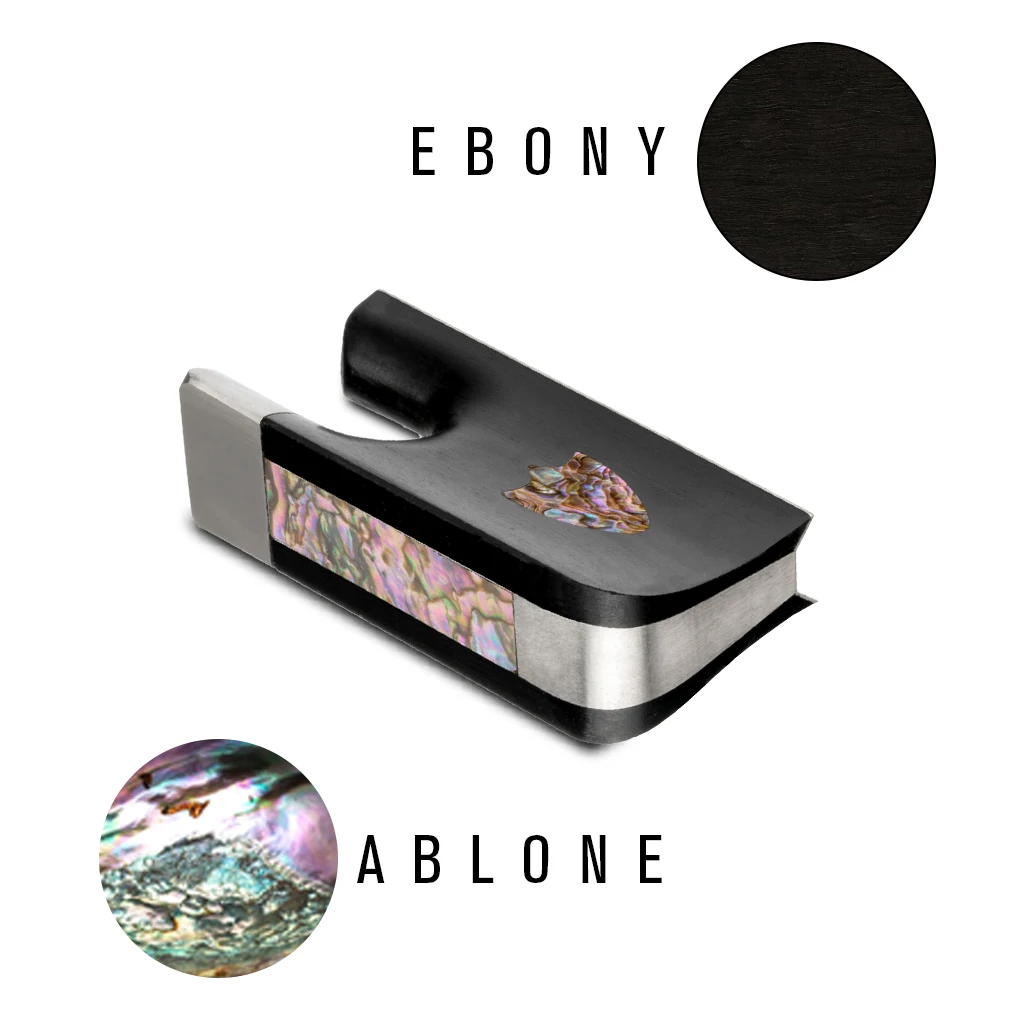 LOOK Master Ebpony Cello Bow Color Pearl Inlay Frog Silver Parts VIolin/Viola/Cello Luthier Bow Maker