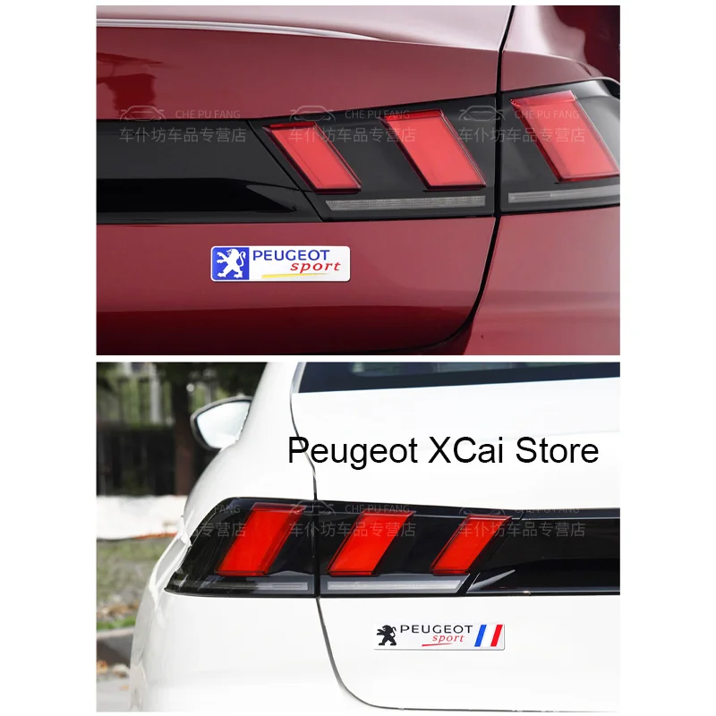 Suitable for Peugeot 408 508 RCZ 2008 3008 4007 4008 5008 206 207 301 307 308 GT fender side Aluminum sticker car accessories