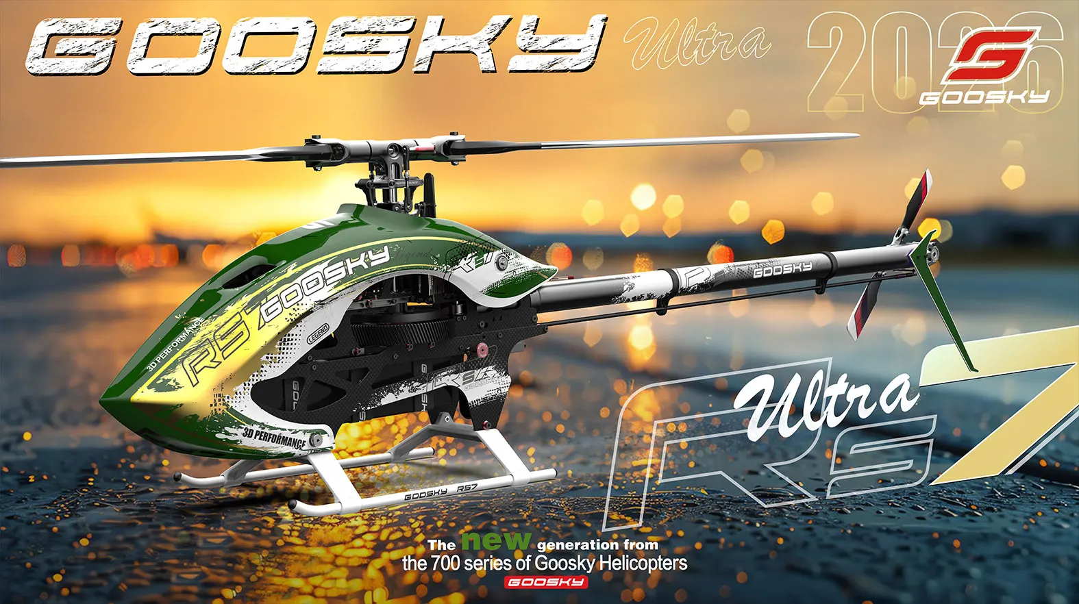 

GOOSKY RS7 ultra radio flight wireless professional super large aircraft model