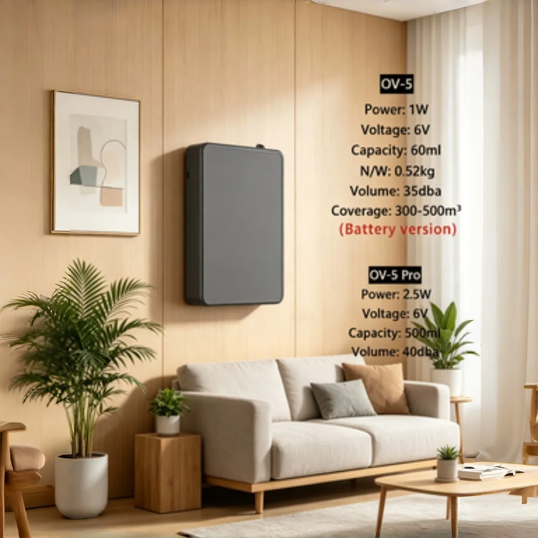 Smart Aroma Diffuser Wall Mounted Essential Oil Diffuser  APP Control Fragrance Diffuser Big Coverage Scent Machine Hotel Home
