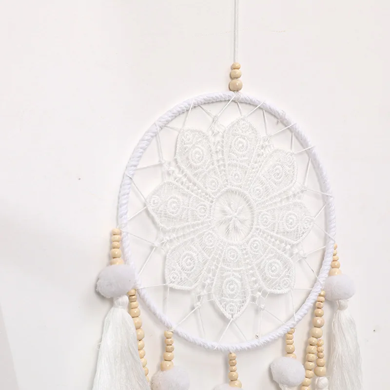 Nordic Tassel Handmade Wind Chimes Dream Catcher Bedroom Living Room Hanging Ornaments Wall Decor Festival Gifts Home Accessory