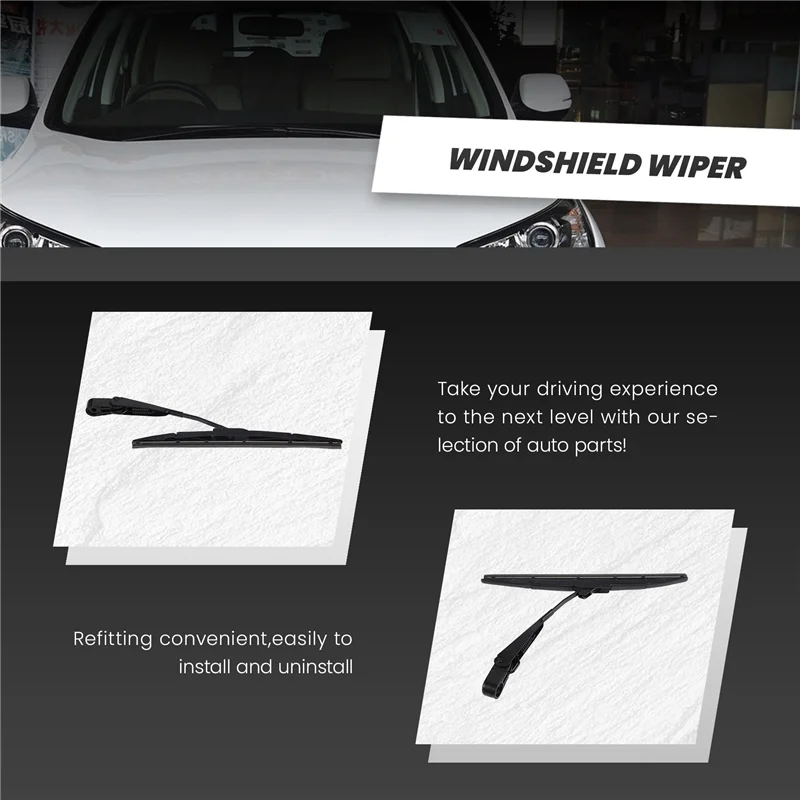 

Rear Windshield Wiper Arm Set - Back Windshield Wiper Arm Blade Set For Honda CRV CR-V 2012-2016 76720-T0A-003