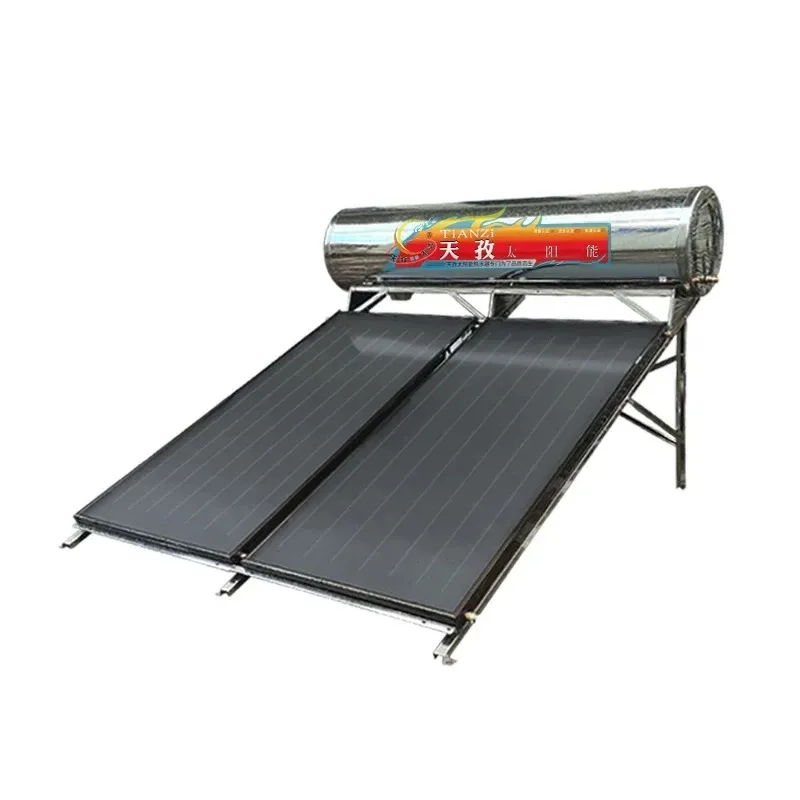 Integrated Flat Panel Solar Water Heater with Electric Heating Photovoltaic Collector Automatic Water Supply Stainless Steel
