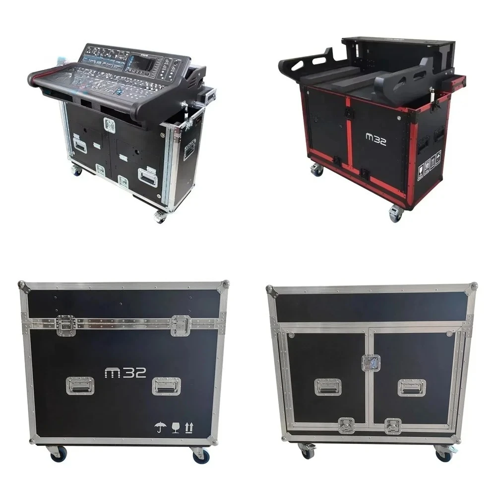 Customized Hydraulic Flight Case for Midas M32 Live Digital Mixer with Wheels Portable Mobile Stage Equipment DJ Studio