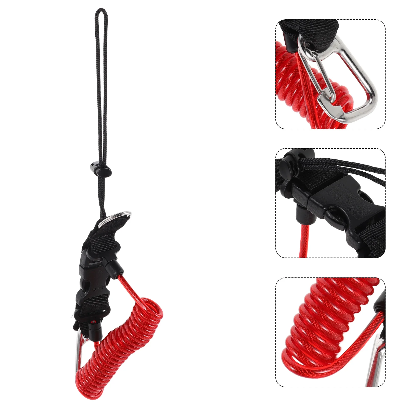 후크 로프 수중 카메라 분실 방지 끈 스테인레스 스틸 다이빙 하우징 운반