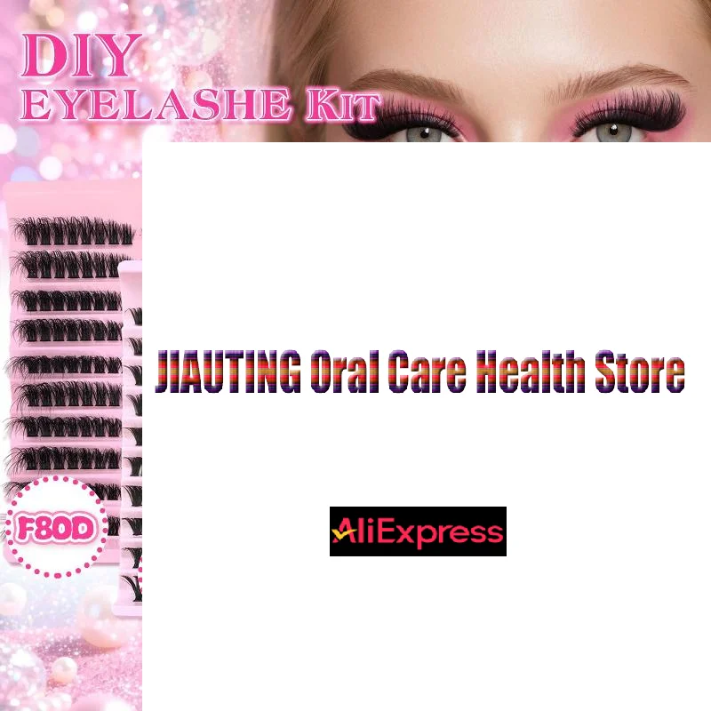 120Clusters Per Tray Personal Lashes Eyelash Cluster Natural Lashes 8-16MM Curly Hair Clusters Lashes Fluffy Eyelash Extensions