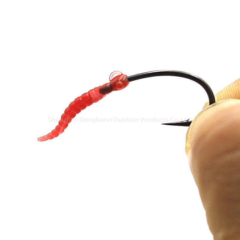 20 Stück Karpfenangel-Zubehör: Rote Wurmmarkierer, Haken-Kickers, D-Rig-Kicker, Aligner-Hülsen für Karpfen-Rig-Ausrüstung – Detail 7