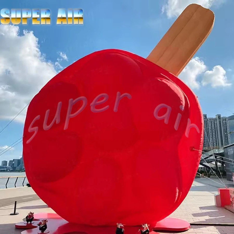 Gelato gonfiabile con zampa di gatto, decorazione gigante per eventi all'aperto e oggetti di scena promozionali