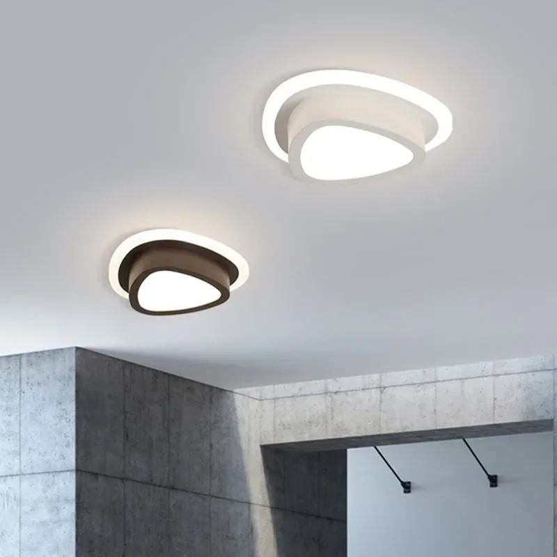 Imagem -03 - Moderna Lâmpada de Teto Led para Sala Estar Corredor Vestiário Quarto Lustre Teto Decoração Casa Luminária Interior