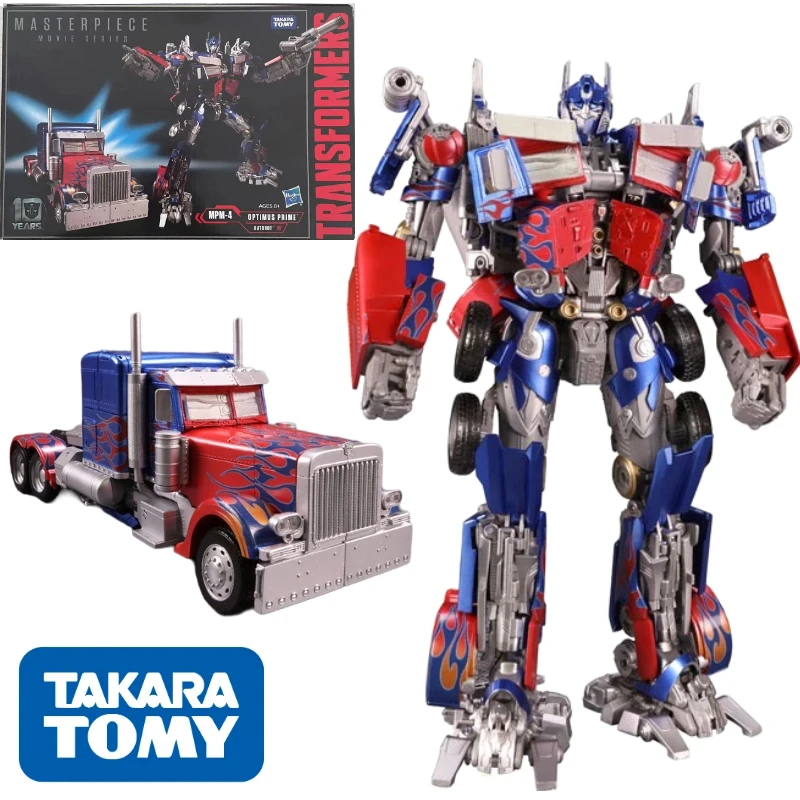 In stock TAKARAMP Transformers MPM04 Optimus Prime anime action model toy gift collection figure