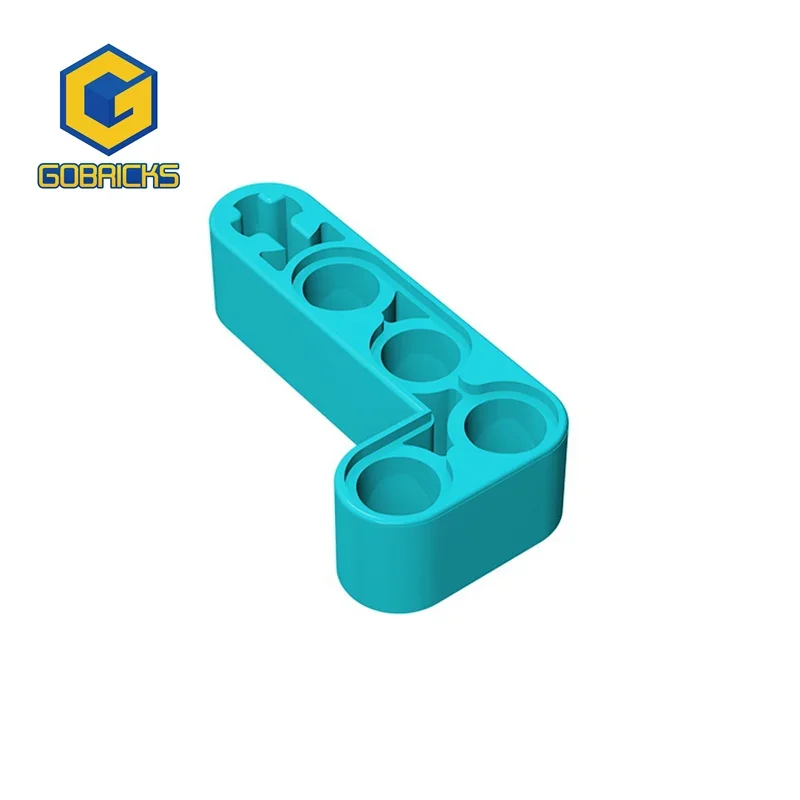 Gobricks 1 stks MOC Technic Beam 2x4 L-vorm Dikke Bakstenen Compatibel Met 32140 42137 Model Bouwstenen Onderdelen Kinderen DIY Speelgoed