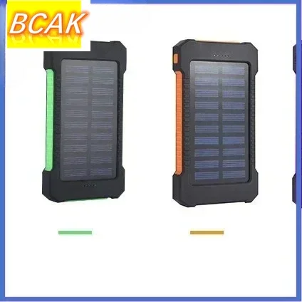 BCAK discount store 200000mAh Solar Power Bank New Portable  Lanyard Compass External Battery Outdoor Camping Charging mobile