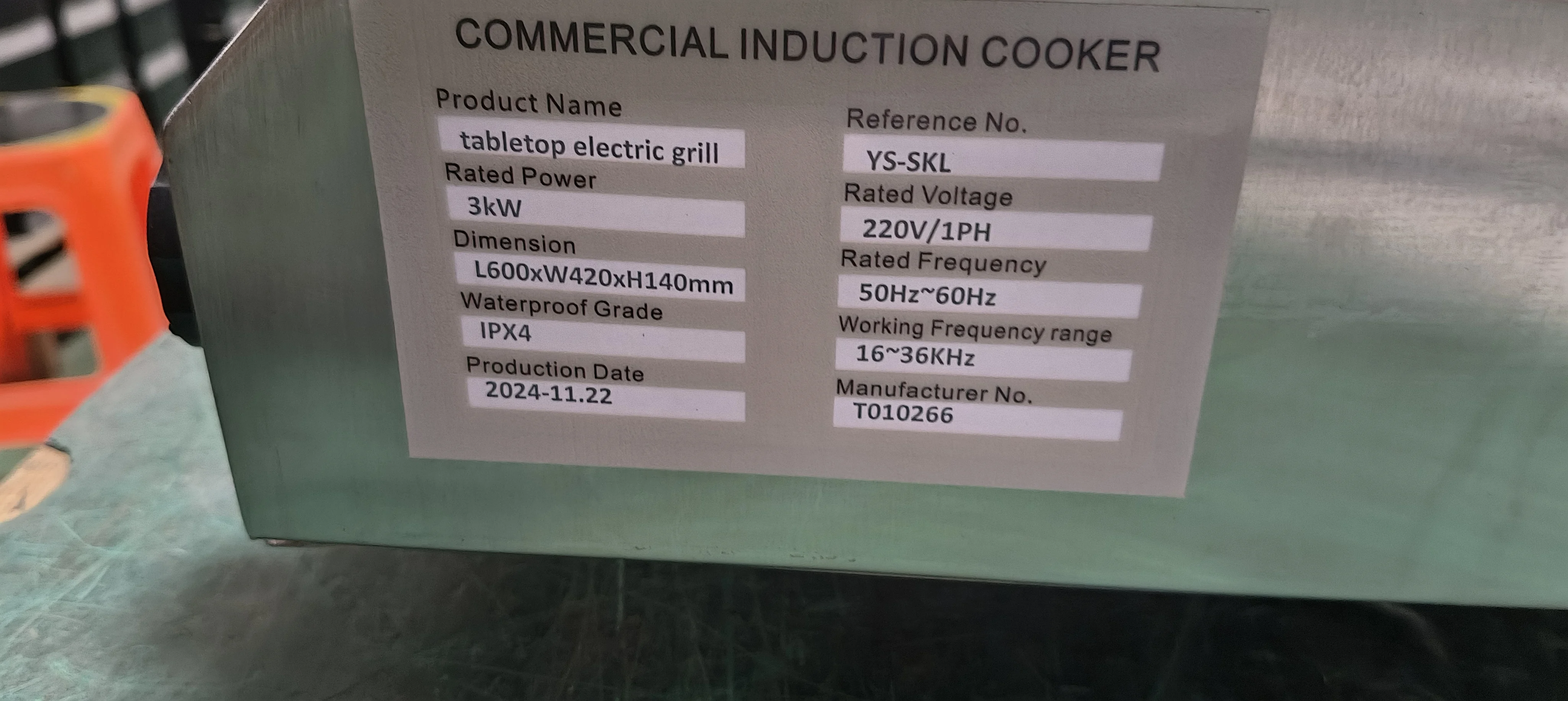 Commercial Grade Electric Tabletop Grill 3000W Smokeless BBQ Adjustable Temp CE Certified