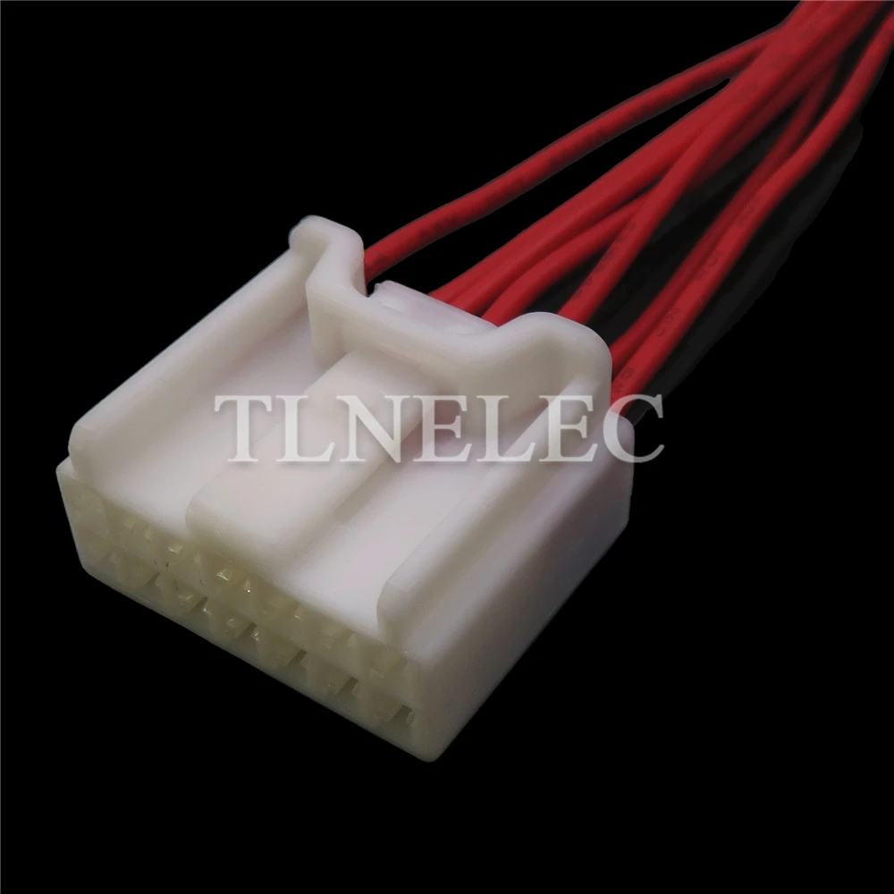 14 Pin Way Auto Wire Harness Socket dengan Kabel Car Male Female Connector Automobile Unseal Adapter