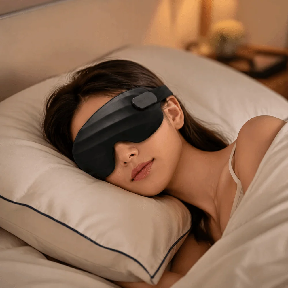 Relaxing 3D Stereoscopic Eye Mask Block Out Light Portable Sleeping Mask Comfortable Full Shading Travel Eye Mask Travel