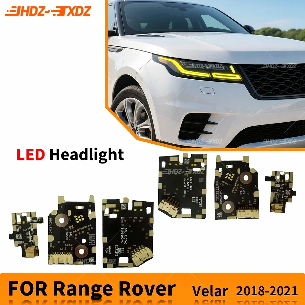 

Multicolor DRL LED Board Light Source For Range Rover Velar 2018-2021 Headlight Daytime Running Light Module Angel Eye B101682-C