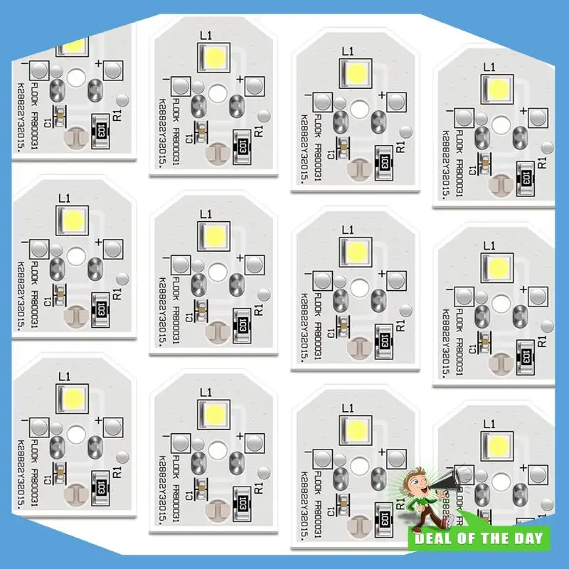 24-Hour Delivery AP5646375 For Refrigerator LED Light Bulb Assembly Replacement 12 Pack WR55X11132 WR55X25754