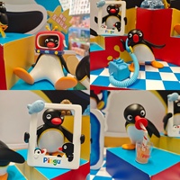 Genuine Pingu With Me Series Blind Box Penguin Mystery Box Plush Doll Action Figure Toy Model Kid Birthday Xmas Gift