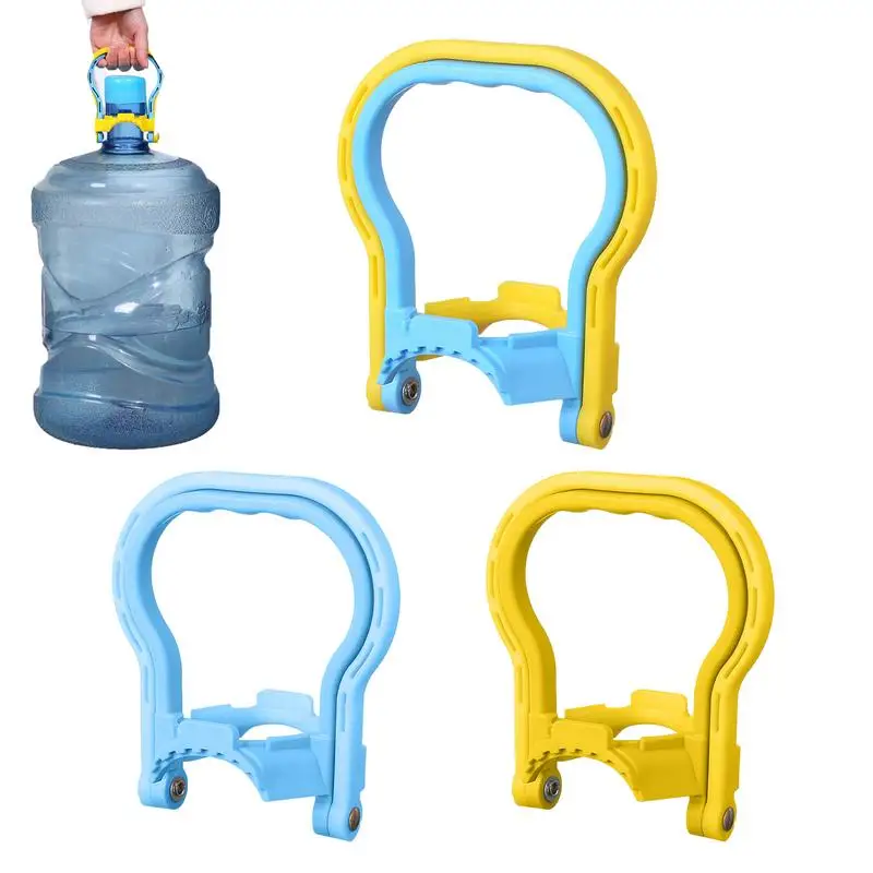 Portable Water Bottle Carrier Lifter, Alça ergonômica avançada garrafa de água potável, 5 galões