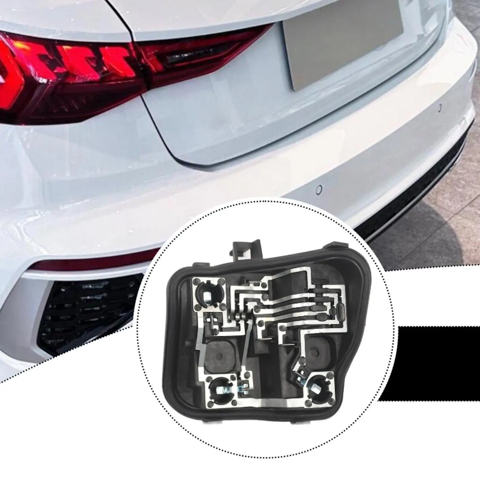 

Right Rear Outer Tail Lamp Bulb Holder Right Outer Circuit Holder Vehicle Auto Supplies Directly Replace 8P4945258D
