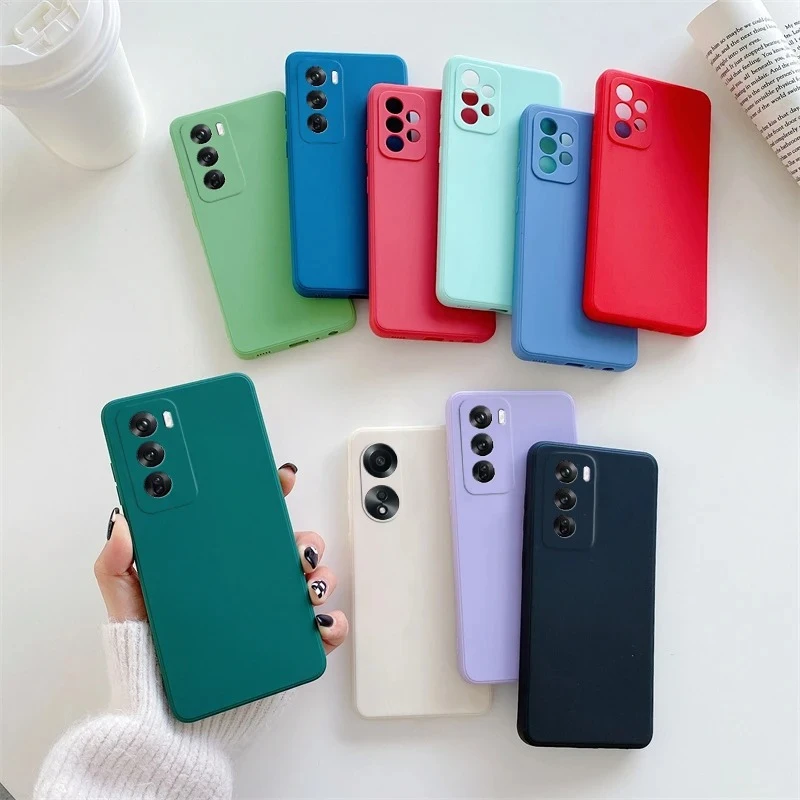 Pure Color Soft Case for Tecno Spark 30C 20 20C 10 6 GO 2 2S 1 1S 2024 2025 Camon 40 30 30S Pova 7  4 Pro 5G Back Phone Cover