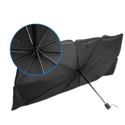 Foldable Car Sunshade Umbrella - Windshield Sun Visor for Sun Protection and Light Blocking, Compact and Portable (Size S/L)