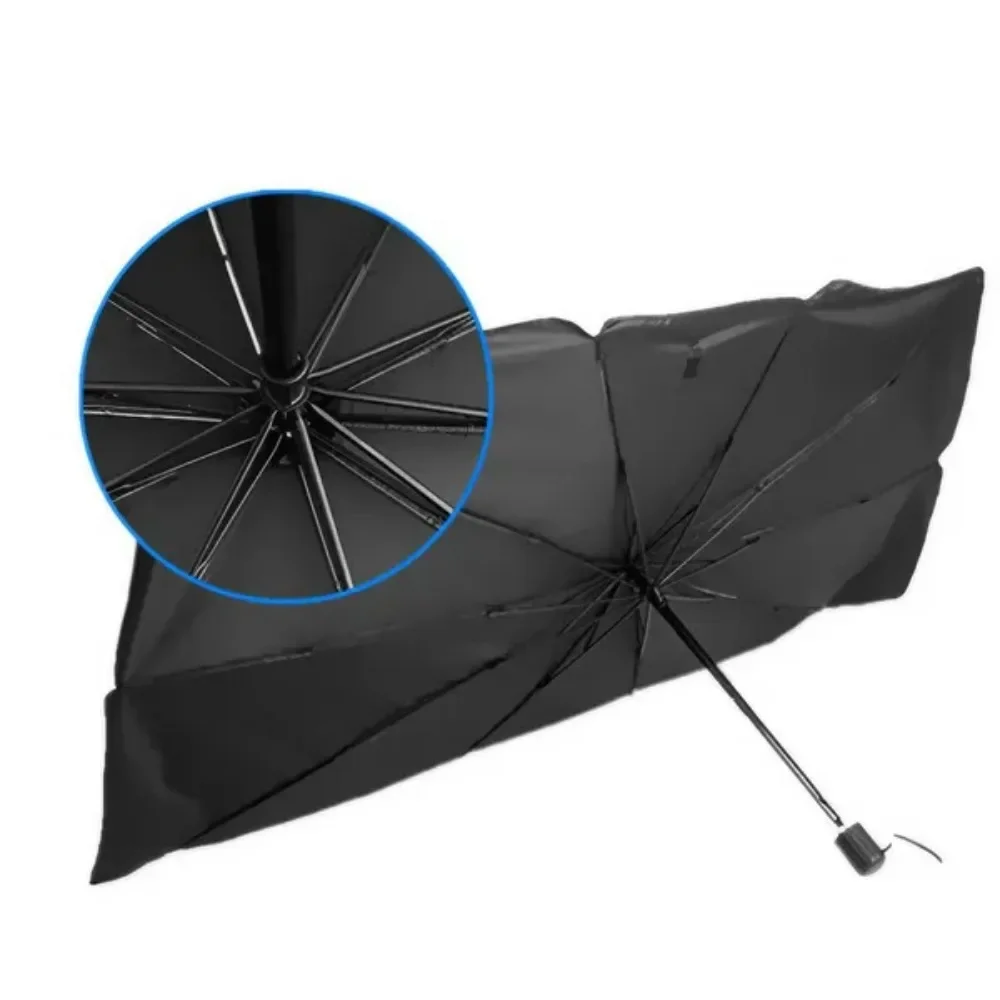 Foldable Car Sunshade Umbrella - Windshield Sun Visor for Sun Protection and Light Blocking, Compact and Portable (Size S/L)