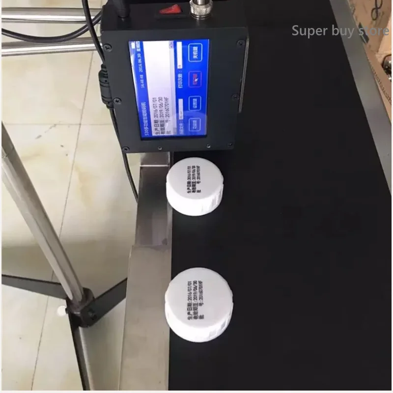 Impresora de inyección de tinta directa con logotipo digital, altura de 12,7 mm para marcar códigos de barras, fecha de producción para todos los materiales, 110 V o 220 V