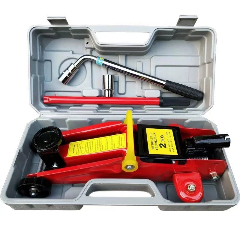 Horizontal jack Hydraulic 2T tons Automotive car Thousand gold top Hydraulic car tire replacement Lifting and repair tools