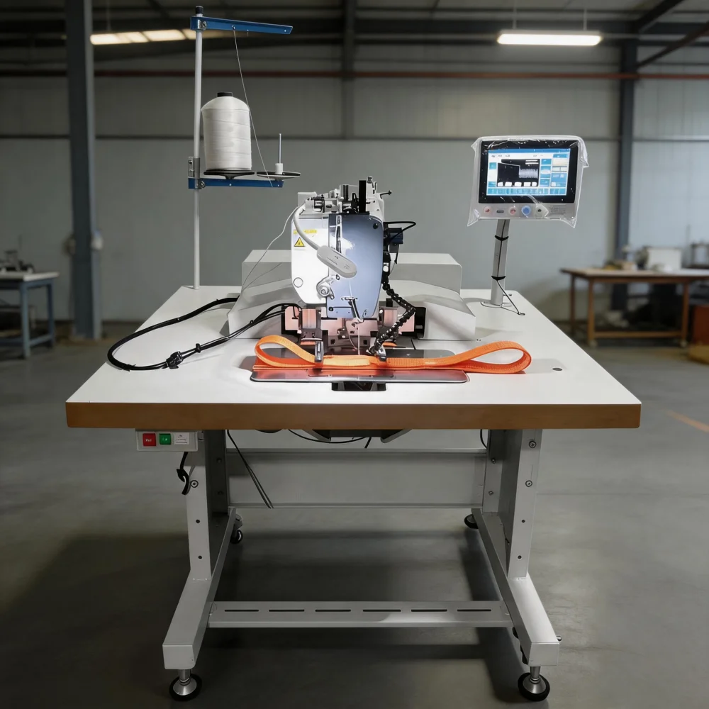 High-Speed Computerized Automatic Programmable Lock Stitch Single Needle Motor & Gear Flat-Bed Sewing Machine