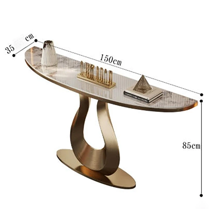 Nordic Trendy Entry Way Table Vintage Italian Luxury Entrance Entry Way Table Recibidor Para Entrada Living Room Furniture