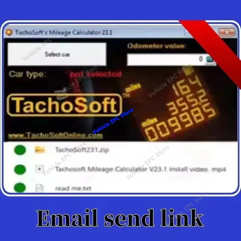 2026 Newest Mileage TachoSoft Mileage Calculator 23.1 SOFTWARE Car Mileage Calculation EEPROM ECM English for Peugeot for Jeep