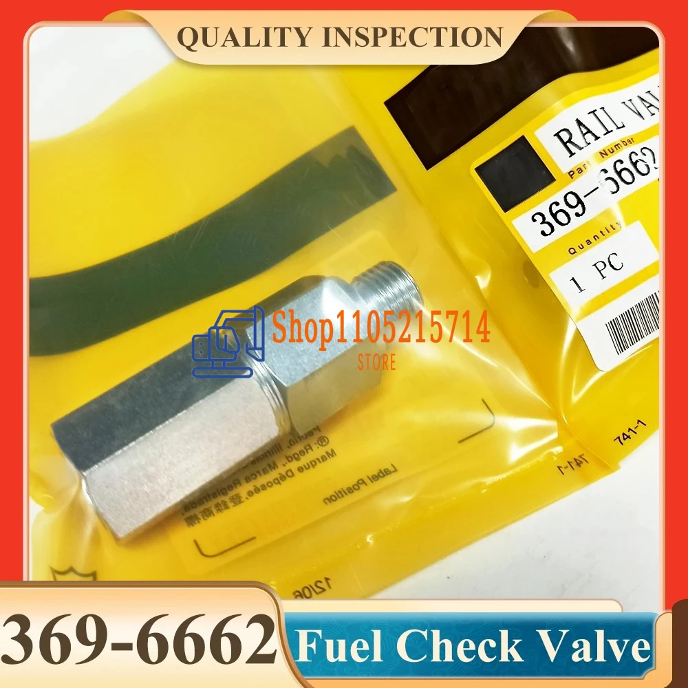 

369-6662 High Quality Fuel Check Valve 3696662 for 330 336D C7 C9 Common Rail Engine Part Pressure Regulator Valve