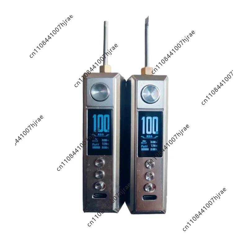 100W Portable Cordless Soldering Iron Power Supply Box, Rechargeable Lithium Battery Adjustable Voltage Controller