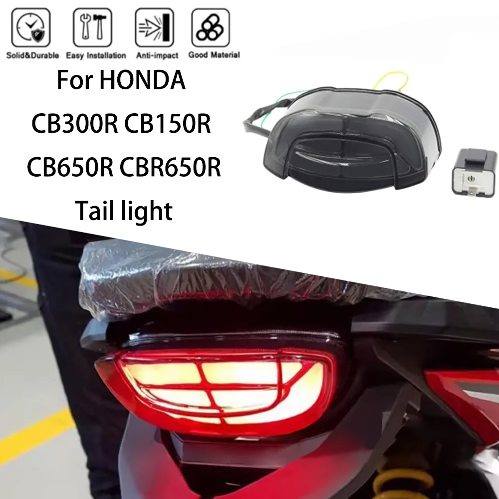 

MTKRACING For HONDA CB300R CB150R CB650R CBR650R 2018-2023 Motorcycle tail lights turn signal lights LED lights