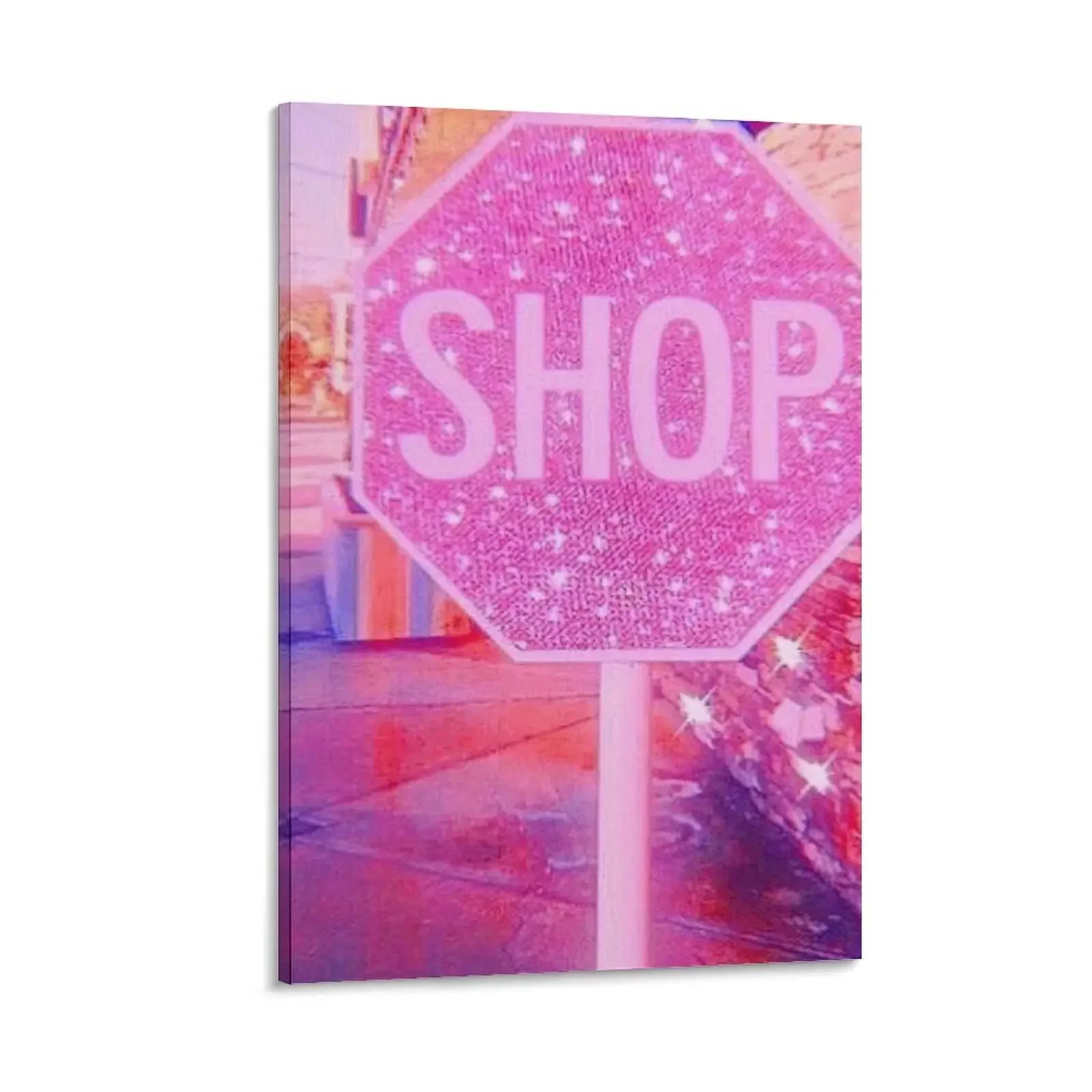

GLITTER SHOP SIGN Canvas Painting Bedroom deco office decoration fashion wall paintings home decoration accessories