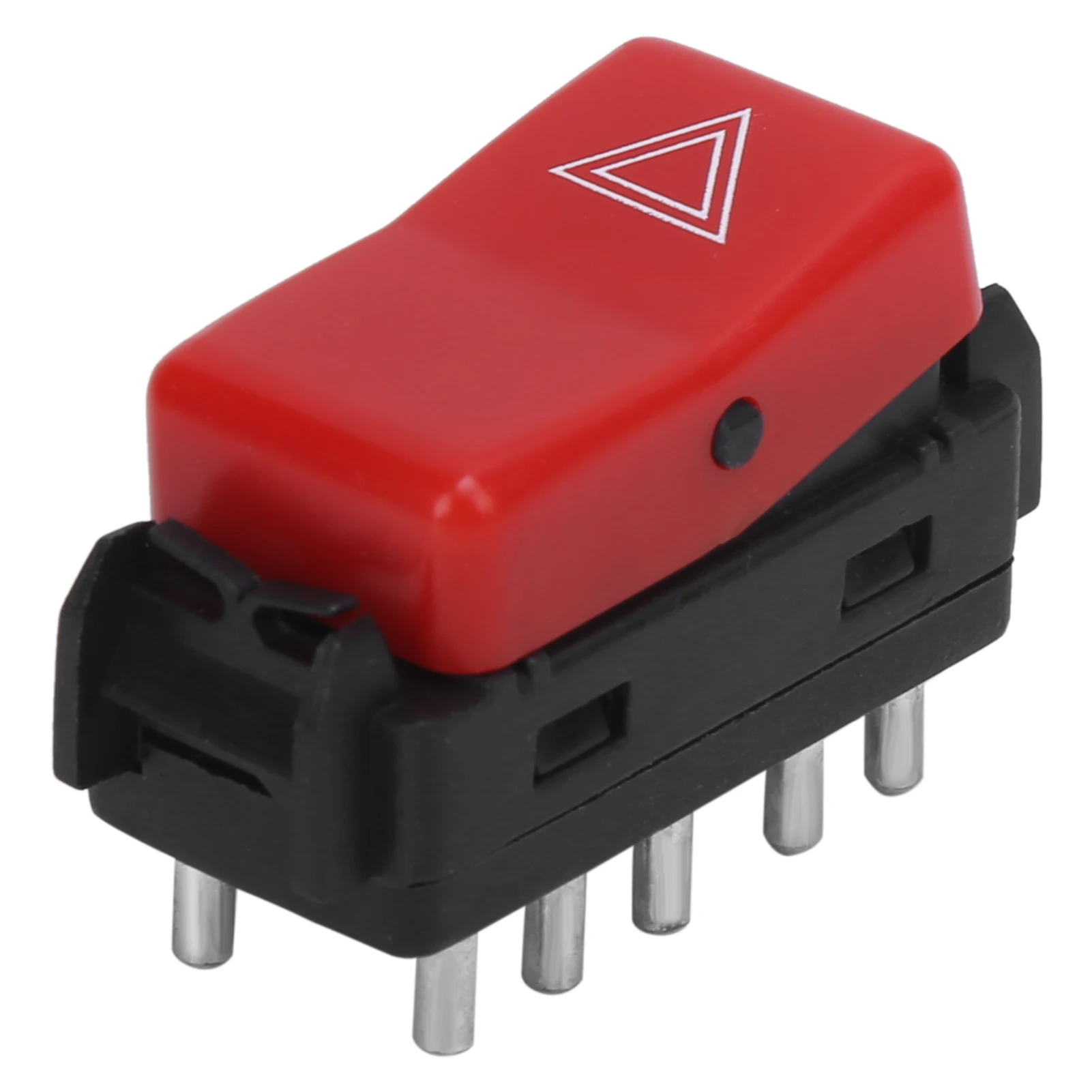 Hazard Light Switch Warning Hazard Light Emergency Flasher Switch 1248200110 Red Replacement for Mercedes W124 W201 W202