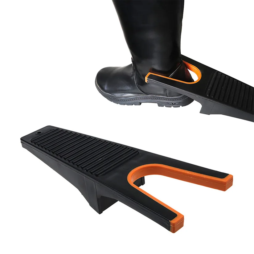 مقبس التمهيد مع مقابض مطاطية غير ملطخة مزيل التمهيد لأحذية رعاة البقر مجتذب التمهيد للخواض وأحذية العمل