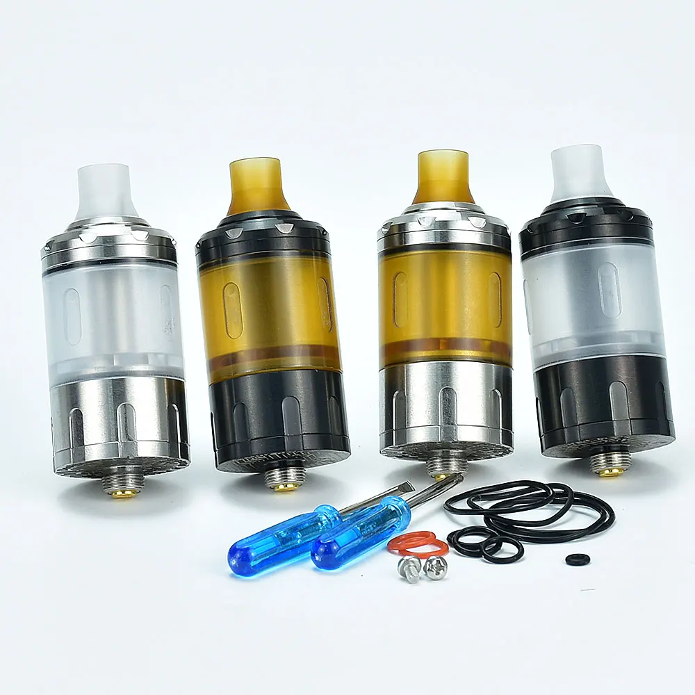 Imagem -02 - Single Coil Tank Vape Atomizador Coolvape Hussar Gobby Rta Rta Tanque Rebuildable Rta 45 ml 22 mm 316ss Rta Tanque v9 Rta ka v8 Rta