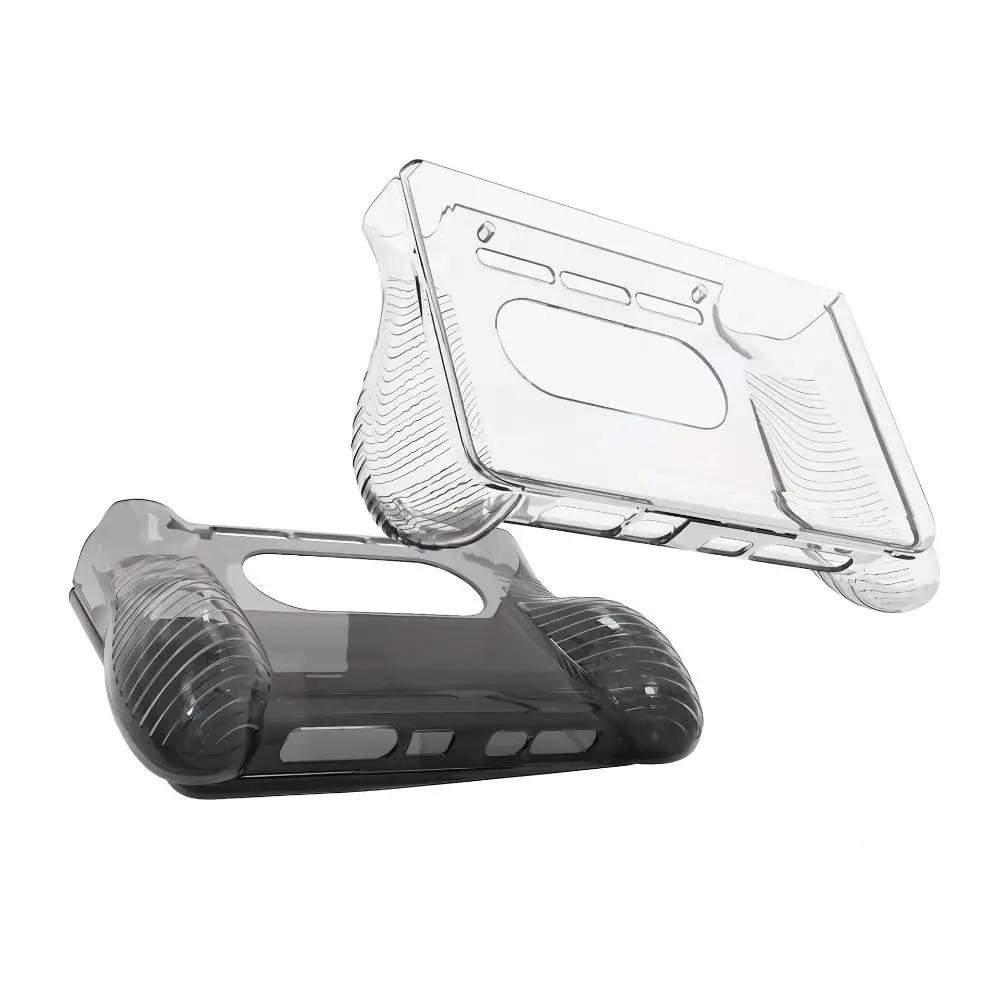 2-in-1-Schutzhülle aus TPU, stoßfeste, weiche Abdeckung mit Griff, kratzfeste Gaming-Konsolenschale für AYN THOR-Zubehör