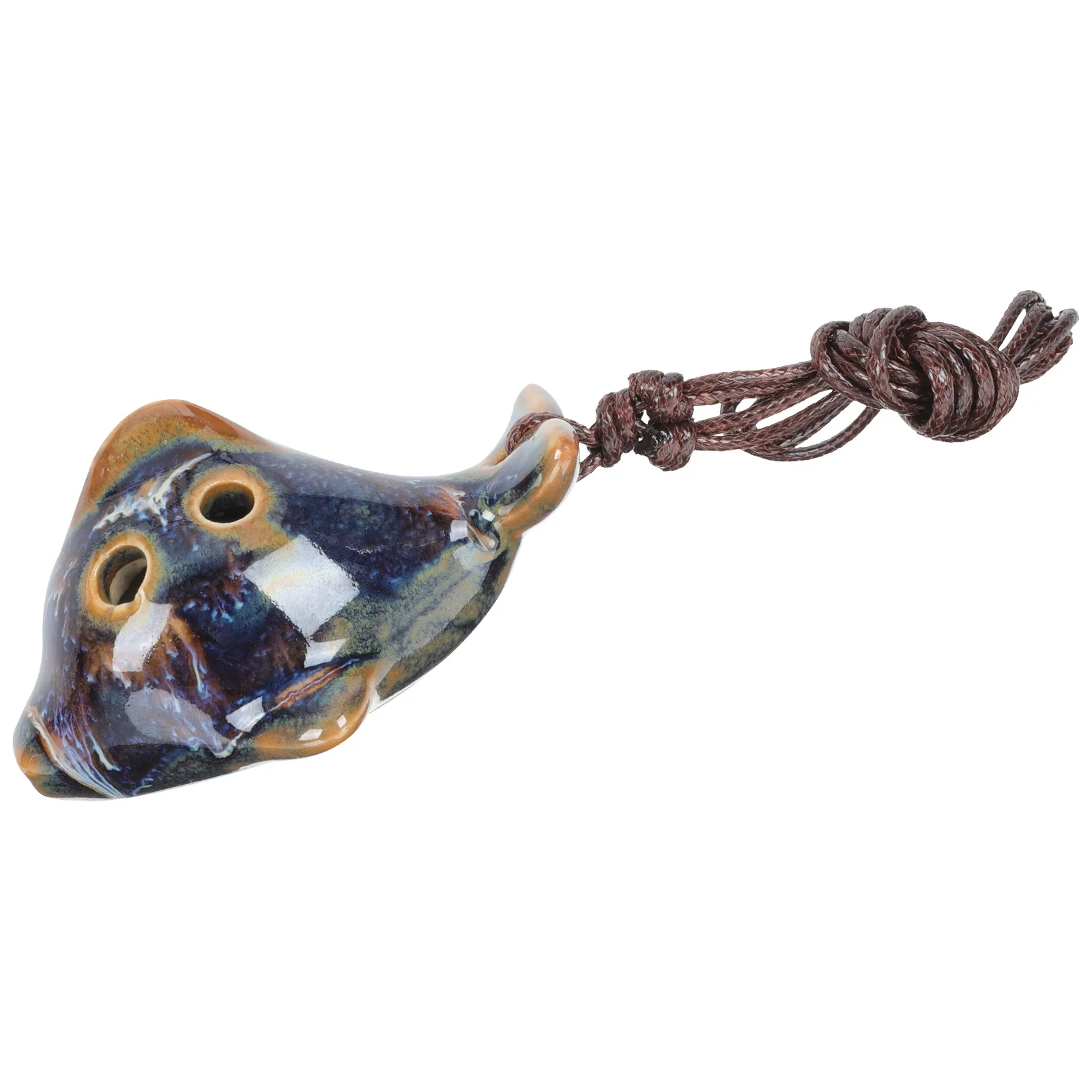 

Portable 6-Hole Ocarina High Durability Uniform Sound Beginner Practice Gift Ceramic 6-Holes Ocarina Practice Musical Instrument