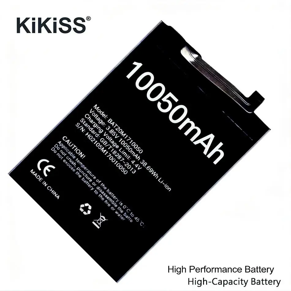 

Аккумулятор для мобильного телефона Doogee S59 Pro, быстрая зарядка, 10050 мАч, хорошая работа при низких температурах, BAT20M1710050