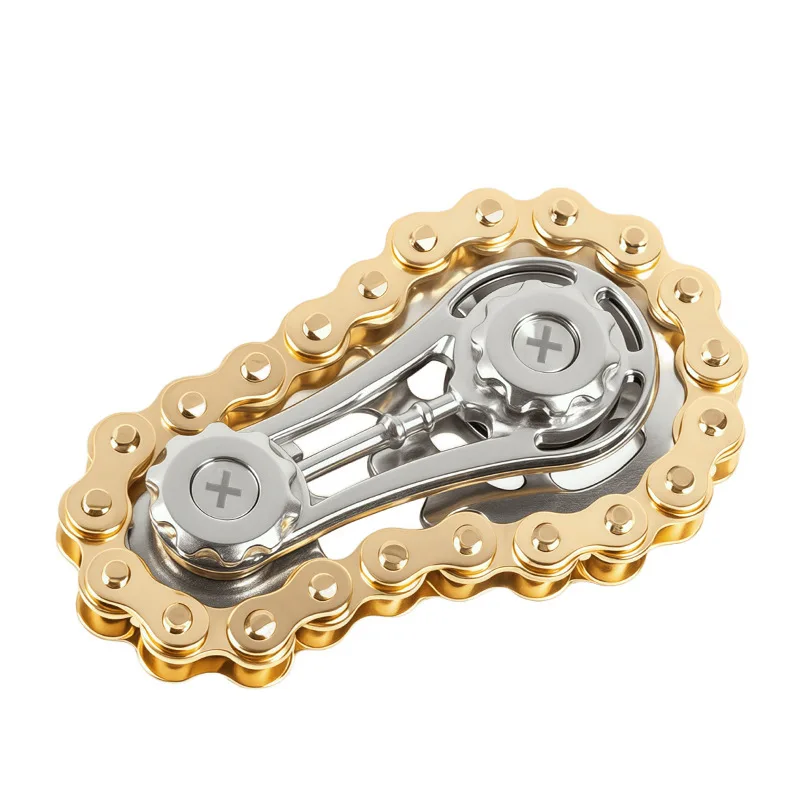 الإجهاد الإغاثة الدوران سلسلة سبيكة معدنية الضغط لعبة الإبداعية فنجر والعتاد فك الكبار هدية جيروسكوب تململ سبينر ل 14 + y #2