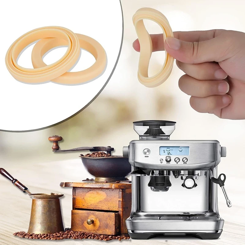 Anillo de vapor de silicona para máquina de Espresso Breville, piezas de repuesto de 6 piezas y 54Mm para máquina Espresso 878/870/860/880/450/500 y salvia 880/878
