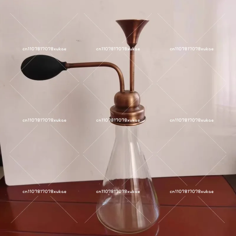 Glass Scent Bottle SPA Hydrotherapy Funnel Device Brass Device Baijiu Essential Oil Perfume  Coffee Beans