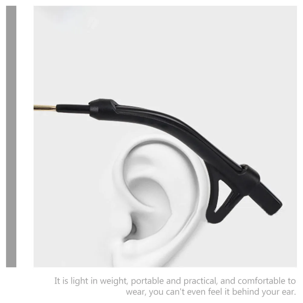 

12 Pairs Eyeglass Ear Cushions Silicone Anti Skid Temple Tips Pads for Glasses Spectacle Legs Lightweight Comfortable Child