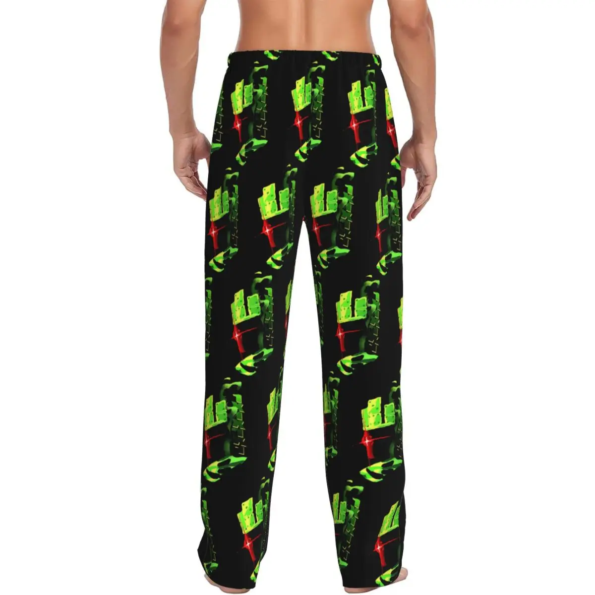 Custom Forsaken 1x1x1x1 Headshot Pajama Pants Men Sleepwear Sleep Lounge Bottoms with Pockets
