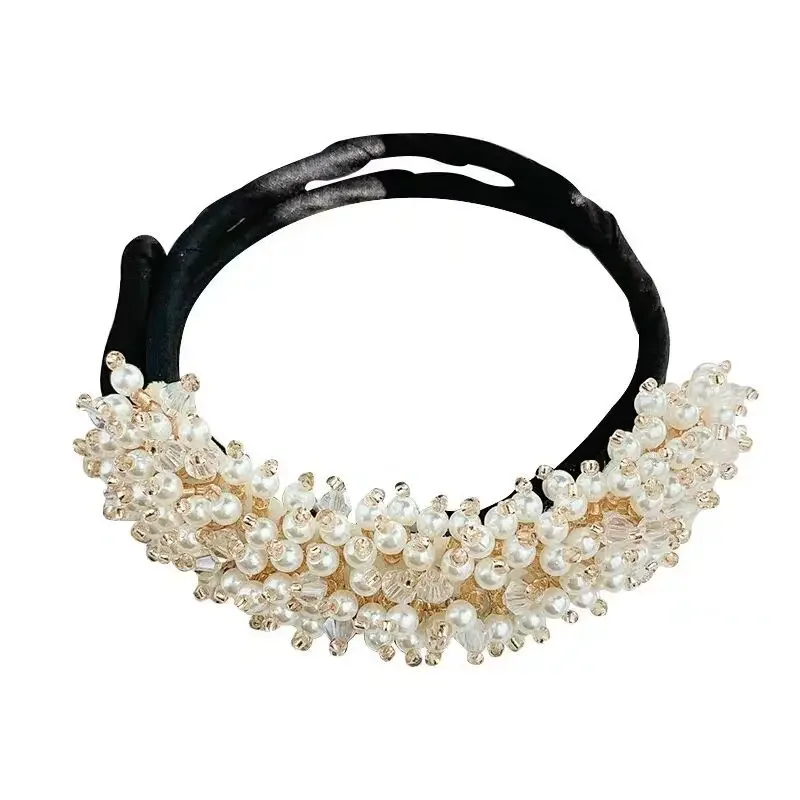 Cinta de cristal para hacer moños para mujer, 1 piezas, herramientas de estilo de pelo, rizador de pelo de moda coreana, accesorios de regalo para novia