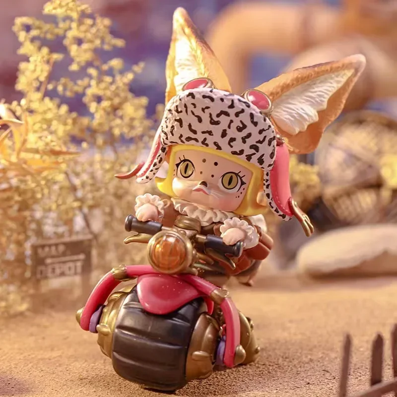 POP MART Molly Steampunk Animal Locomotive Series Genuine Blind Box Mystery Box Guess Bag Toys Doll Cute Anime Figure Desktop